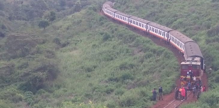 A Train Ferrying Petroleum Overturns In Kibwezi, Oil Spills